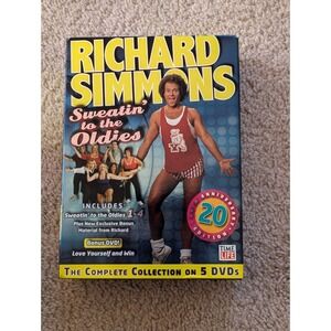 Richard Simmons DVD Swestin' To The Oldies 1-4 +  Love Yourself And Win